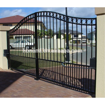 Industry Steel House Gate Designs / garden passage gate for sale / double gate